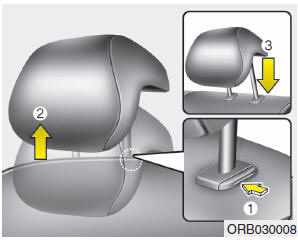 Hyundai Accent: Rear seat. Removal