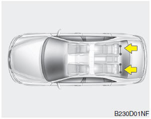 Hyundai Accent: Using a child restraint system. Securing a child restraint seat with child seat lower anchor system