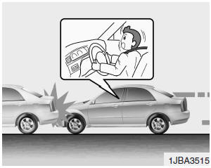 Hyundai Accent: Curtain air bag. Air bag non-inflation conditions