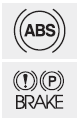 Hyundai Accent: Warnings and indicators. If these two warning lights illuminate at the same time while driving, your vehicle