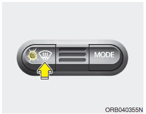 Hyundai Accent: Manual heating and air conditioning. Defrost-Level