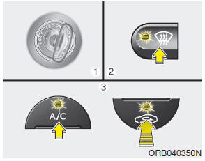 Hyundai Accent: Defogging logic. Automatic climate control system