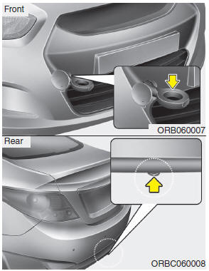 Hyundai Accent: Emergency towing. If towing is necessary, we recommend you to have it done by an authorized Hyundai