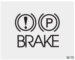 Hyundai Accent: Parking brake. Check the brake warning light by turning the ignition switch ON (do not start