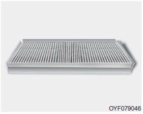 Hyundai Accent: Filter replacement. 4. Replace the climate control air filter.