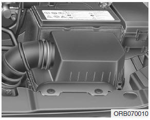 Hyundai Accent: Air cleaner Hyundai Accent: Air cleaner. Filter replacement